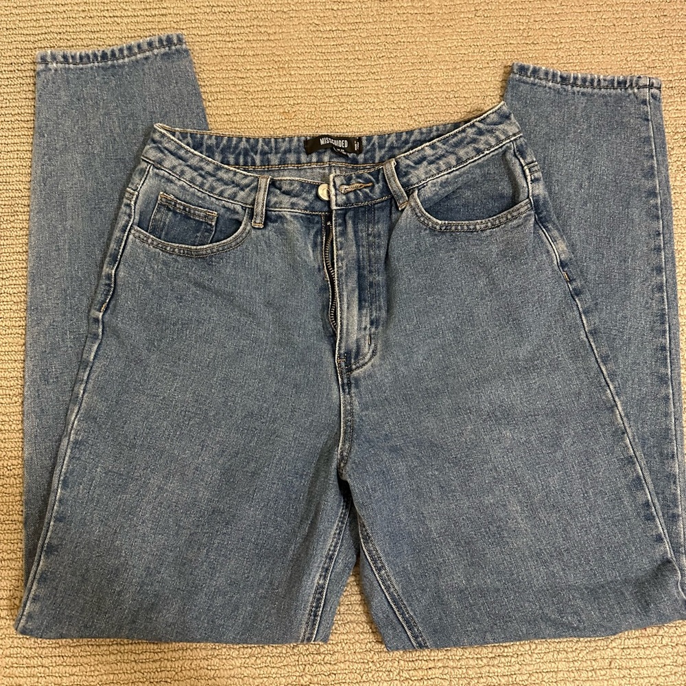 Misguided high waisted mom jeans